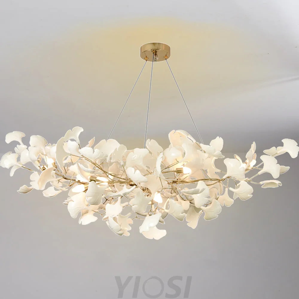 Gingko Linear Living Room Modern Chandelier Branch