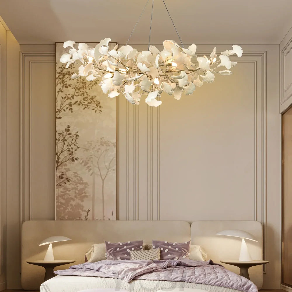 Gingko Linear Living Room Modern Chandelier Branch