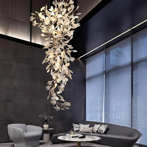 Gingko Long Branch Type Chandelier - Gingko, Gingko Chandelier-1-Yiosilamp
