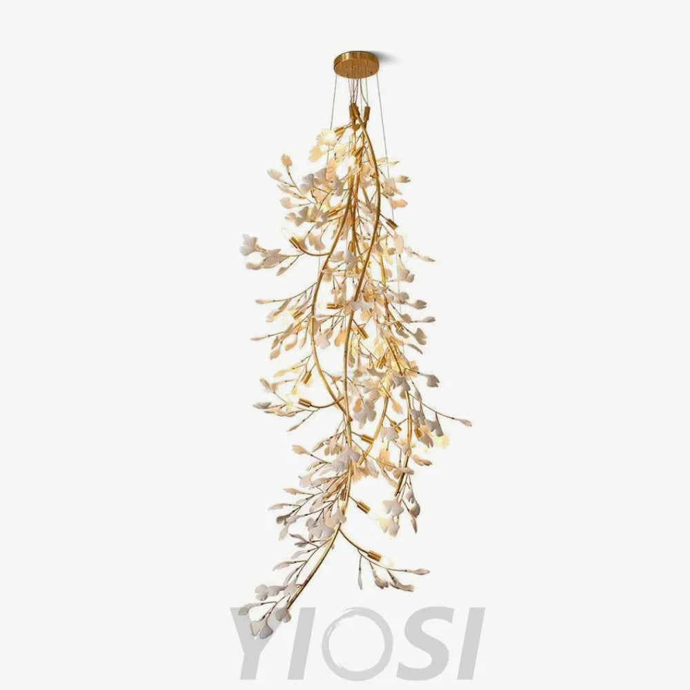 Gingko Long Branch Type Chandelier - Gingko, Gingko Chandelier-1-Yiosilamp