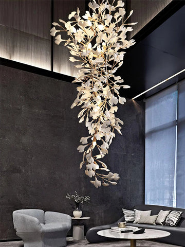 Gingko Long Branch Type Chandelier - Gingko, Gingko Chandelier-1-Yiosilamp