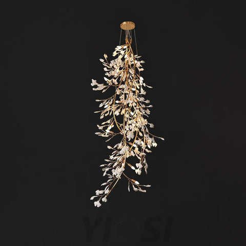 Gingko Long Branch Type Chandelier - Gingko, Gingko Chandelier-1-Yiosilamp