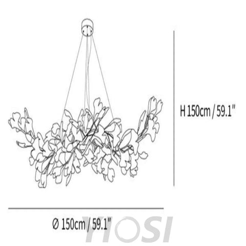 Gingko Luxury Chandelier Modern Design Style F Chandeliers For Dining Room Stairways Foyer Bedrooms