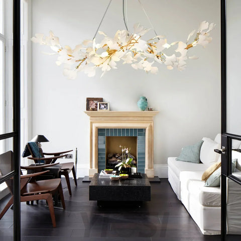 Gingko Luxury Chandelier Modern Design Style F Chandeliers For Dining Room Stairways Foyer Bedrooms