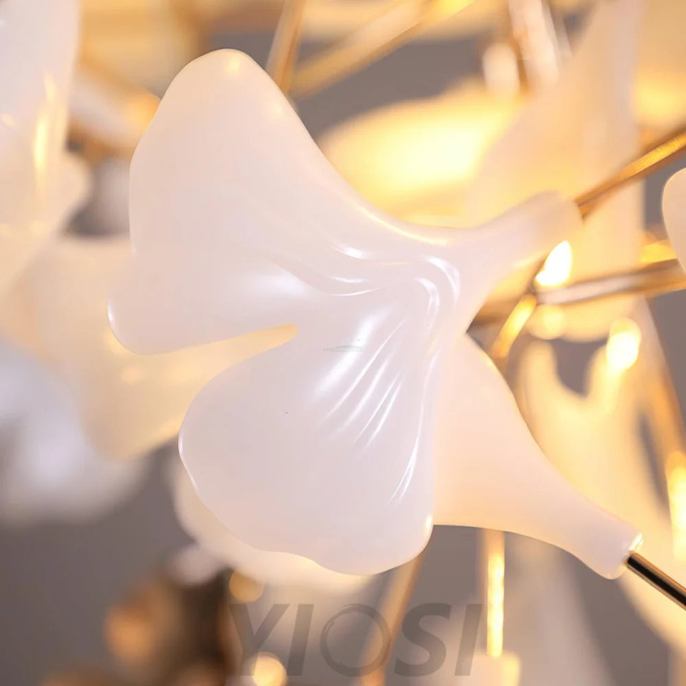Ginkgo Tip Tlying Chandelier with 2 models - Gingko, Gingko Chandelier-1-Yiosilamp