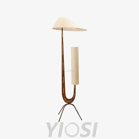 Giraffe Floor Lamp ∅ 21.6″ - Wood-1-Yiosilamp