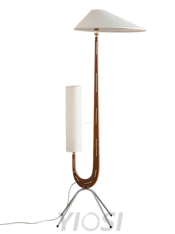 Giraffe Floor Lamp ∅ 21.6″ - Wood-1-Yiosilamp