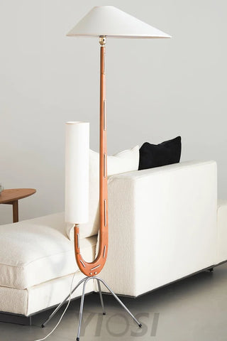 Giraffe Floor Lamp ∅ 21.6″ - Wood-1-Yiosilamp