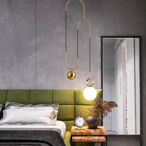 Glass Ball Pendant Lamp ∅ 13.8″ - Mini-1-Yiosilamp