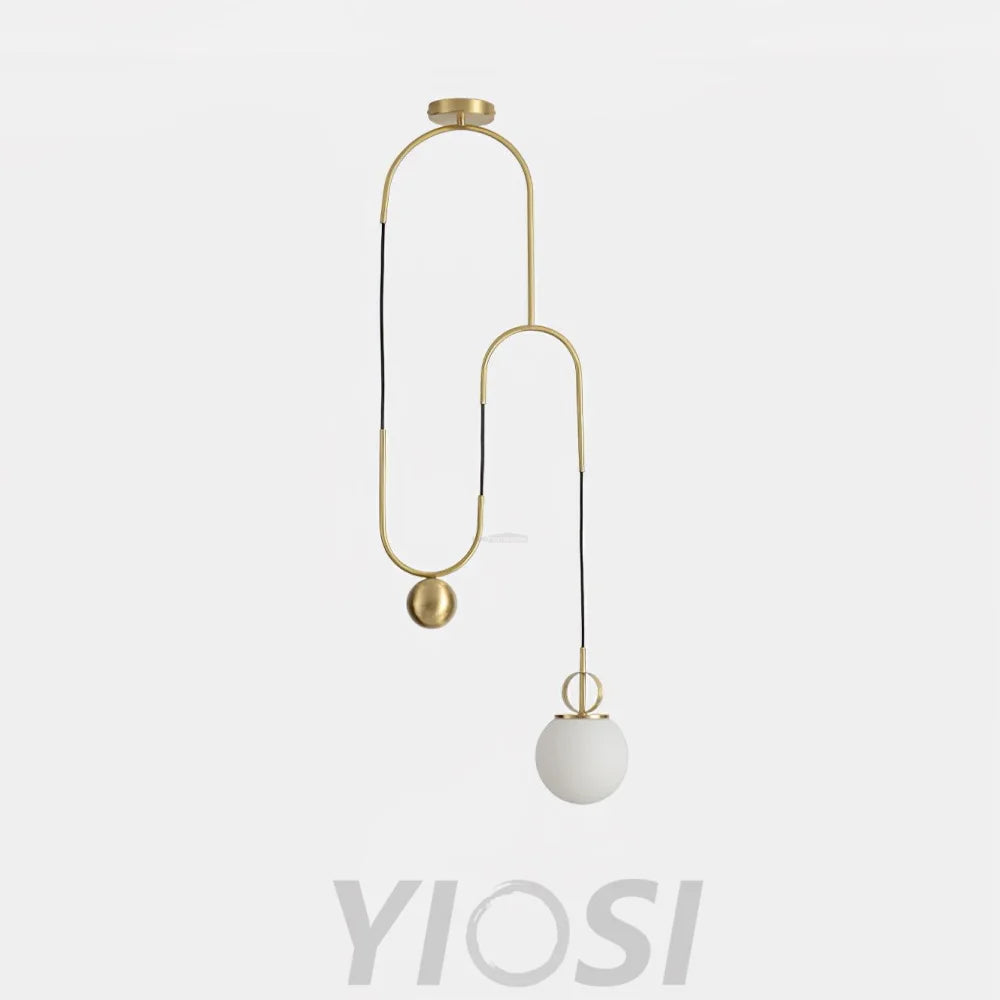 Glass Ball Pendant Lamp ∅ 13.8″ - Mini-1-Yiosilamp