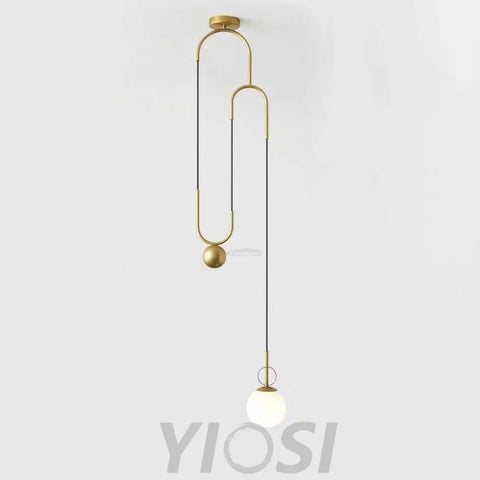 Glass Ball Pendant Lamp ∅ 13.8″ - Mini-1-Yiosilamp