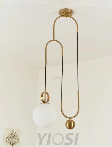 Glass Ball Pendant Lamp ∅ 13.8″ - Mini-1-Yiosilamp