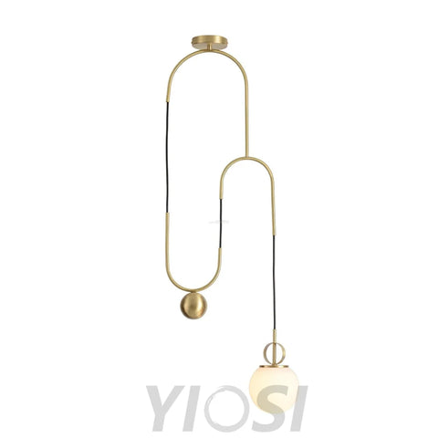 Glass Ball Pendant Lamp ∅ 13.8″ - Mini-1-Yiosilamp