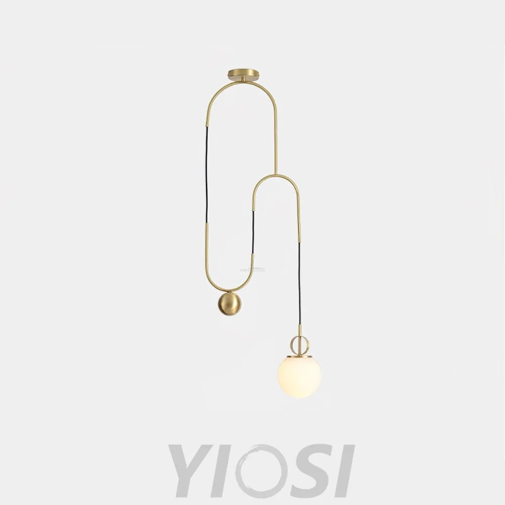 Glass Ball Pendant Lamp ∅ 13.8″ - Mini-1-Yiosilamp