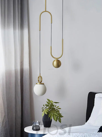 Glass Ball Pendant Lamp ∅ 13.8″ - Mini-1-Yiosilamp