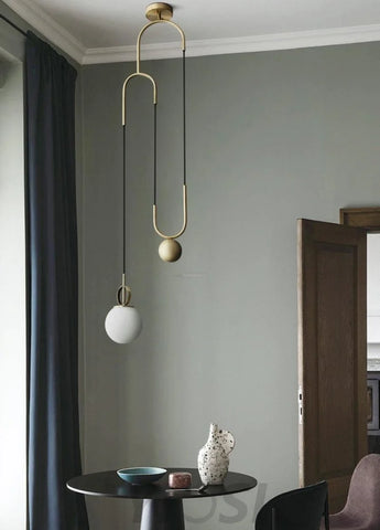 Glass Ball Pendant Lamp ∅ 13.8″ - Mini-1-Yiosilamp