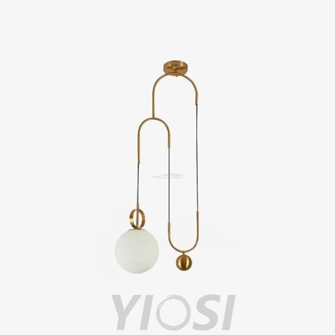 Glass Ball Pendant Lamp ∅ 13.8″ - Mini-1-Yiosilamp
