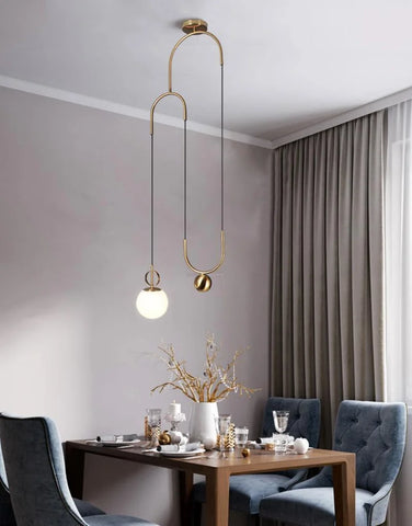 Glass Ball Pendant Lamp ∅ 13.8″ - Mini-1-Yiosilamp