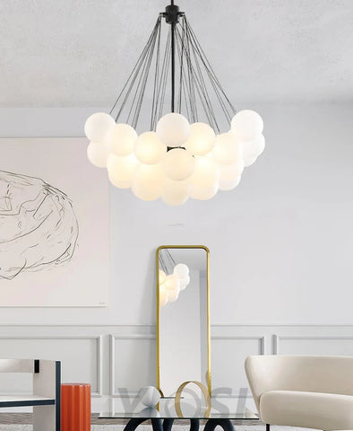 Glass Bubble Chandelier - Bend, chandeliers-1-Yiosilamp