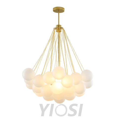 Glass Bubble Chandelier - Bend, chandeliers-1-Yiosilamp