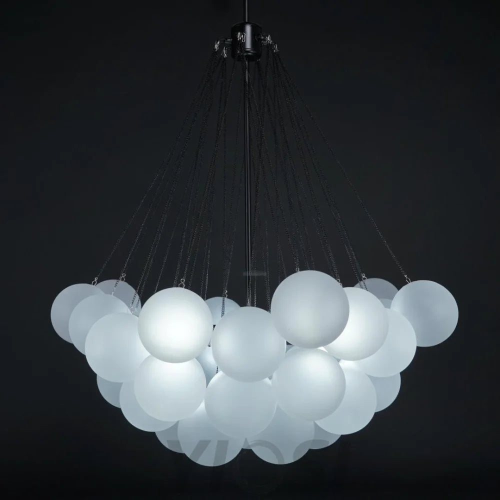 Glass Bubble Chandelier - Bend, chandeliers-1-Yiosilamp