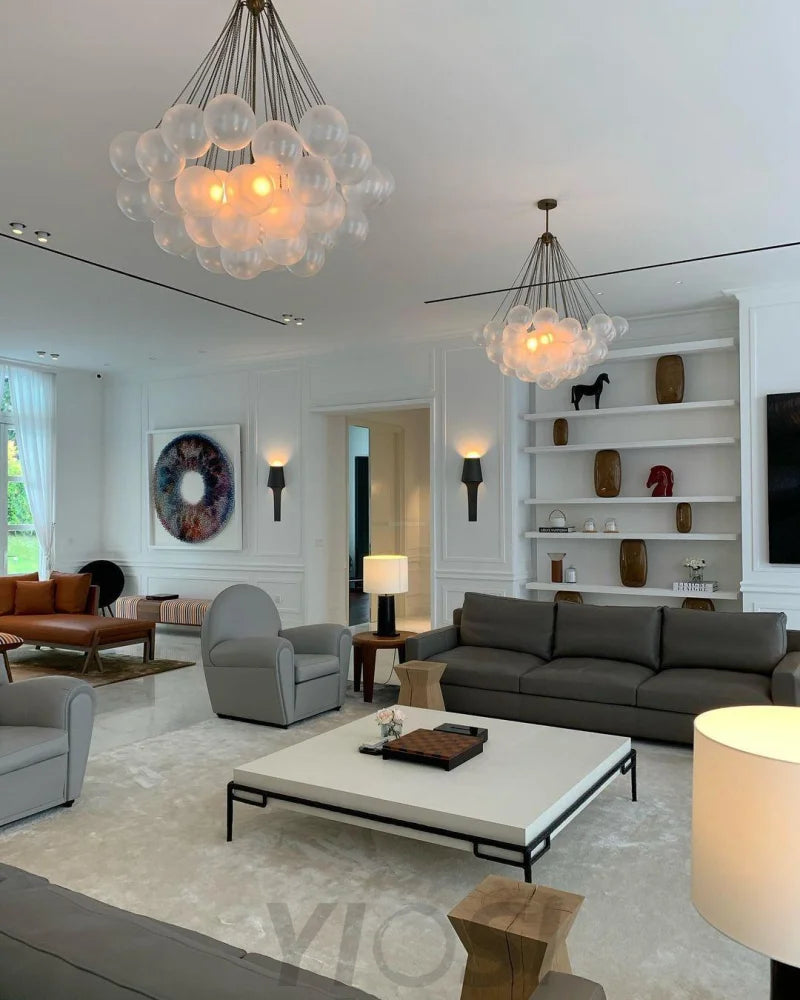 Glass Bubble Chandelier - Bend, chandeliers-1-Yiosilamp