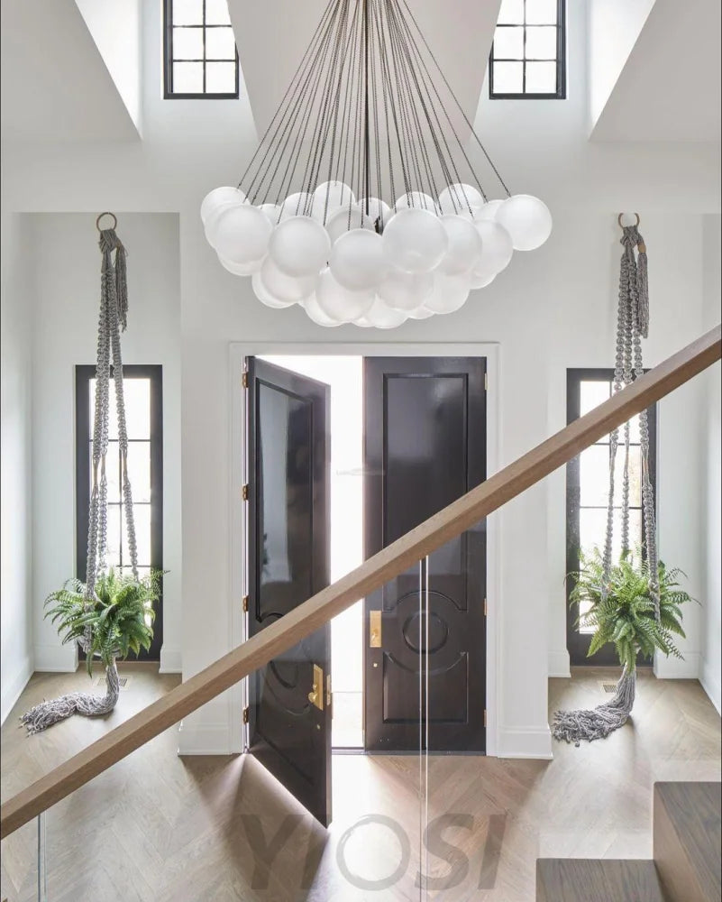 Glass Bubble Chandelier - Bend, chandeliers-1-Yiosilamp