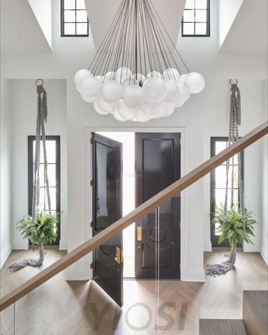 Glass Bubble Chandelier - Bend, chandeliers-1-Yiosilamp