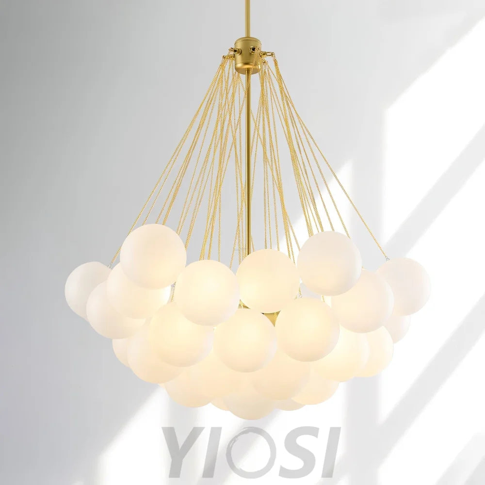 Glass Bubble Chandelier - Bend, chandeliers-1-Yiosilamp