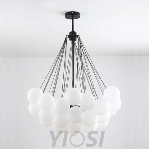 Glass Bubble Chandelier - Bend, chandeliers-1-Yiosilamp