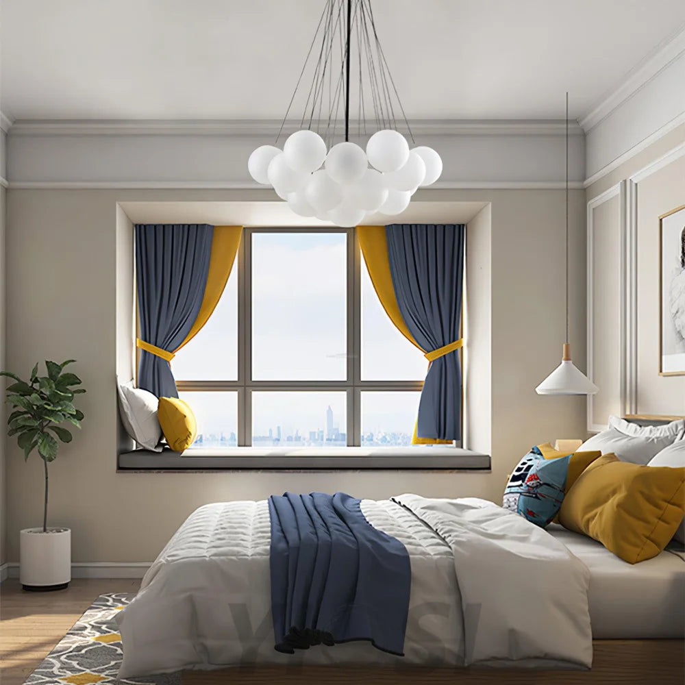 Glass Bubble Chandelier - Bend, chandeliers-1-Yiosilamp