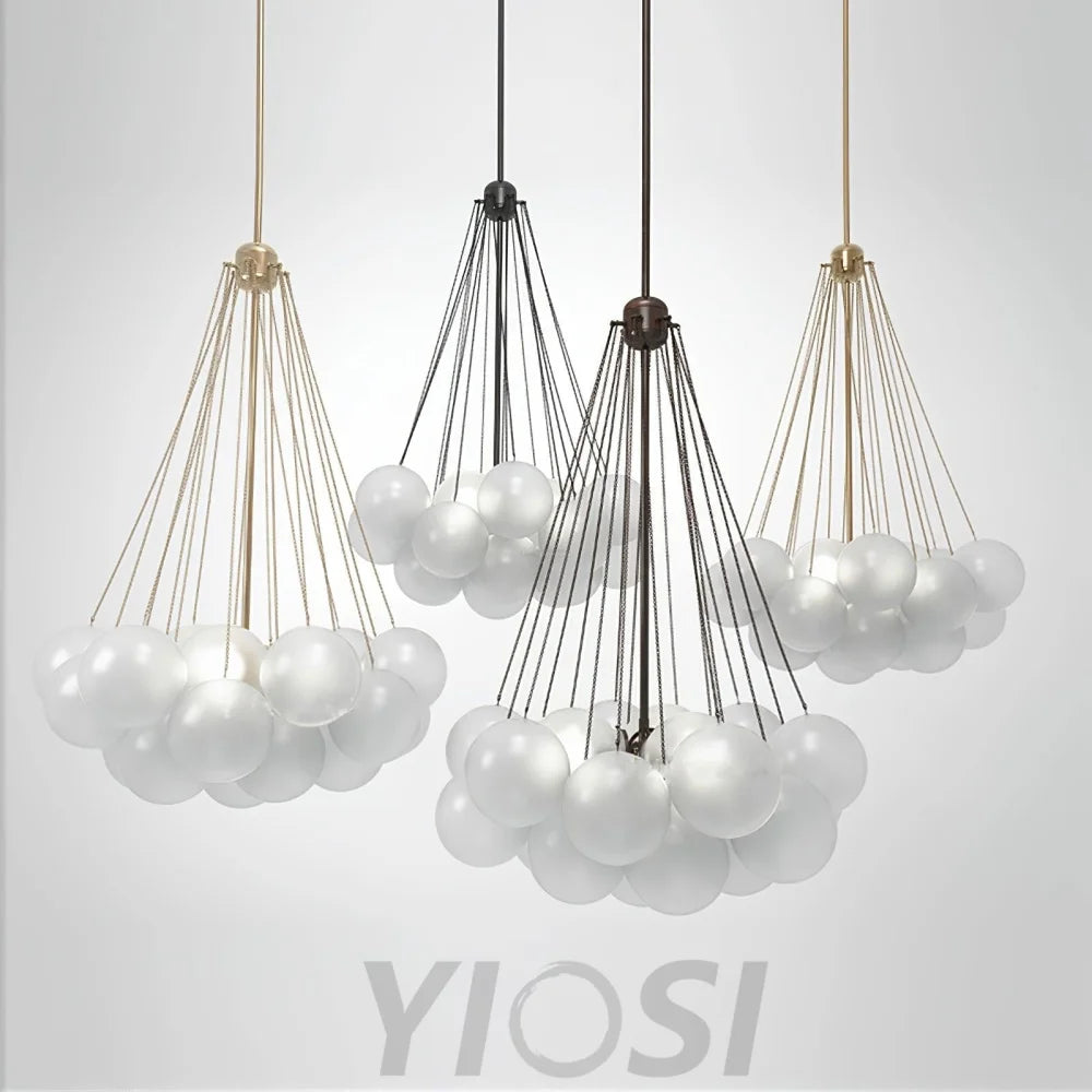 Glass Bubble Chandelier - Bend, chandeliers-1-Yiosilamp