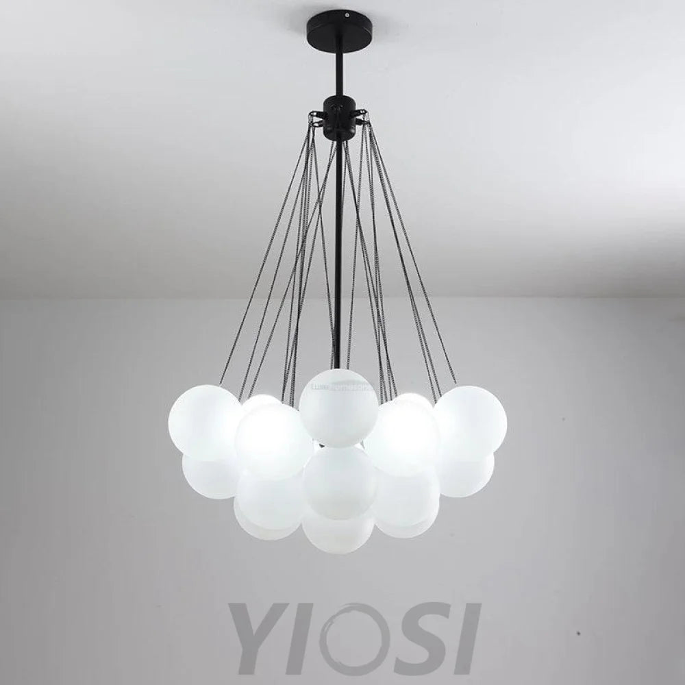 Glass Bubble Chandelier - Bend, chandeliers-1-Yiosilamp