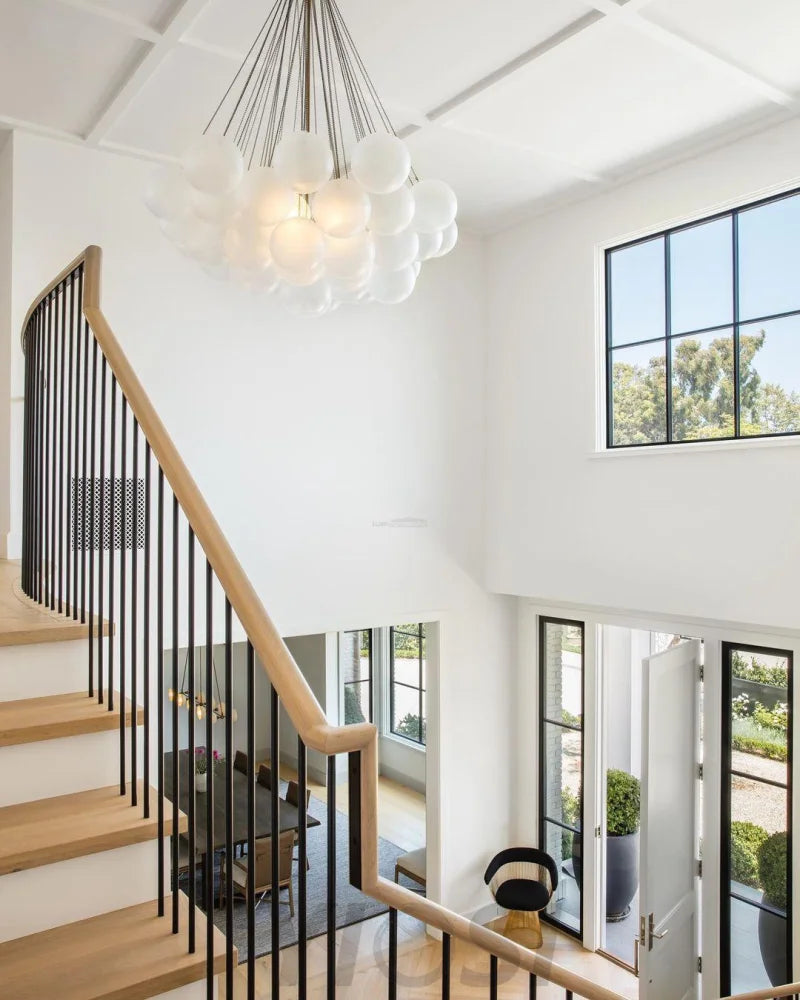 Glass Bubble Chandelier - Bend, chandeliers-1-Yiosilamp