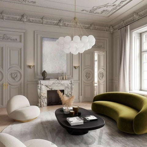 Glass Bubble Chandelier - Bend, chandeliers-1-Yiosilamp