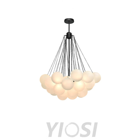 Glass Bubble Chandelier - Bend, chandeliers-1-Yiosilamp