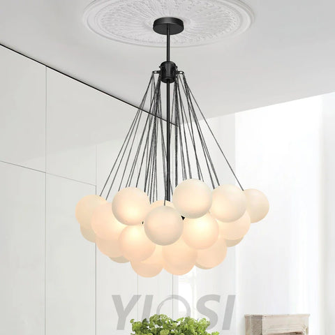 Glass Bubble Chandelier - Bend, chandeliers-1-Yiosilamp