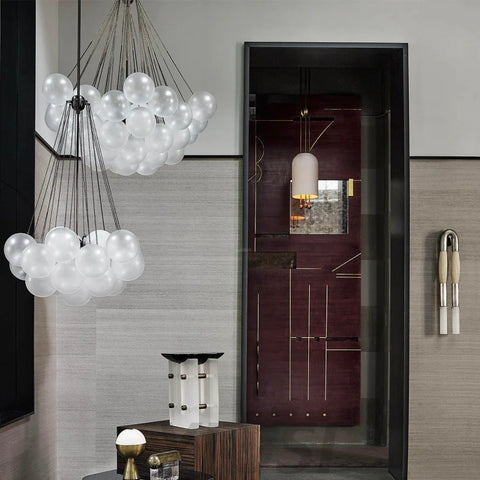 Glass Bubble Chandelier - Bend, chandeliers-1-Yiosilamp