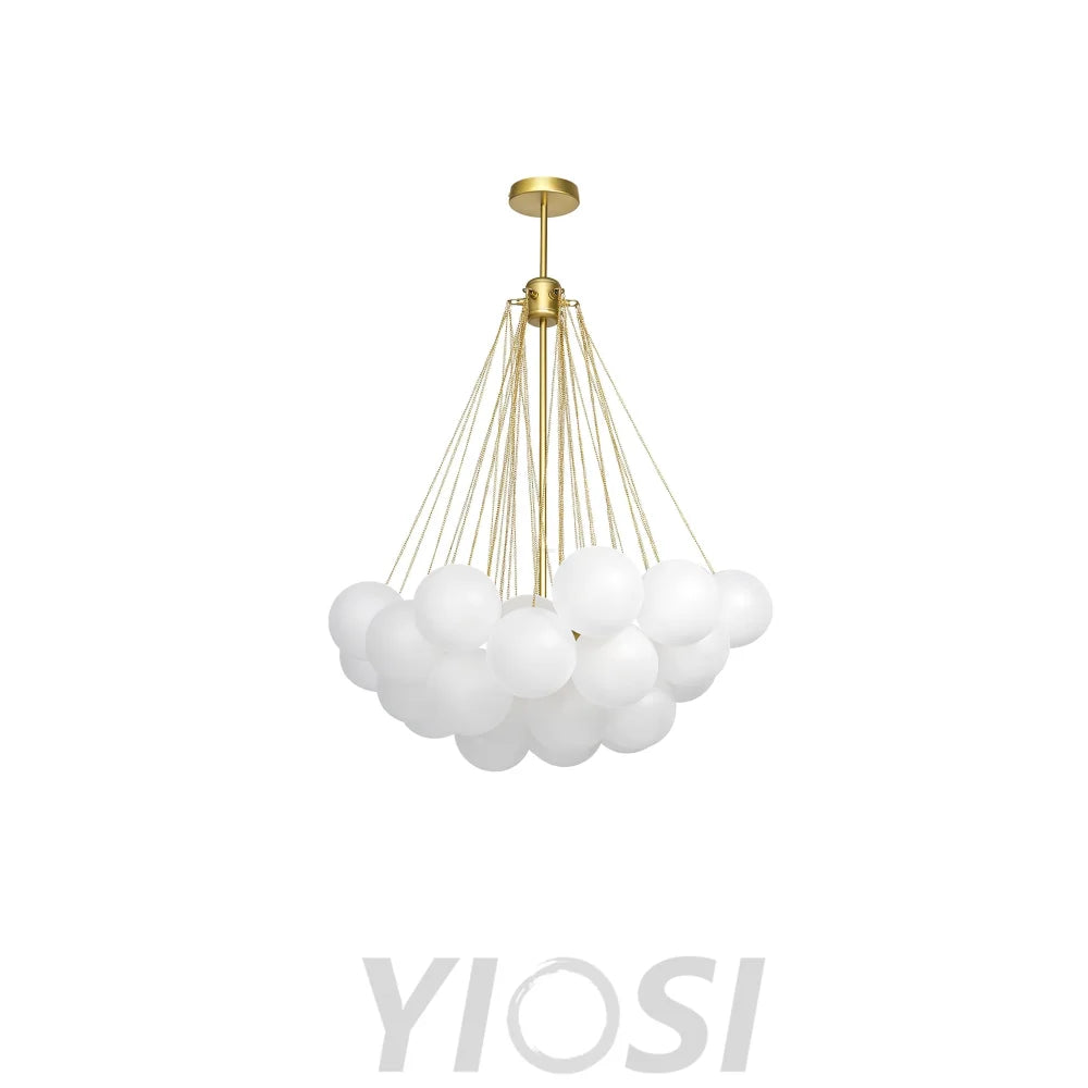 Glass Bubble Chandelier - Bend, chandeliers-1-Yiosilamp