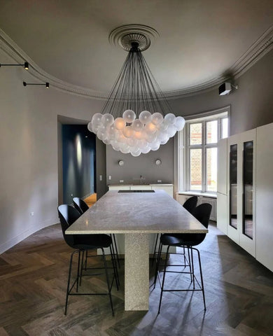 Glass Bubble Chandelier - Bend, chandeliers-1-Yiosilamp