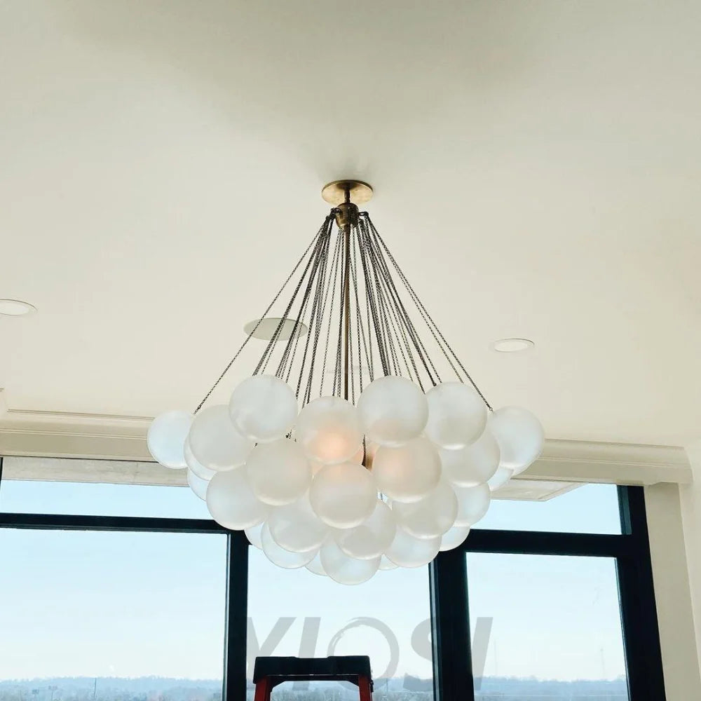 Glass Bubble Chandelier - Bend, chandeliers-1-Yiosilamp