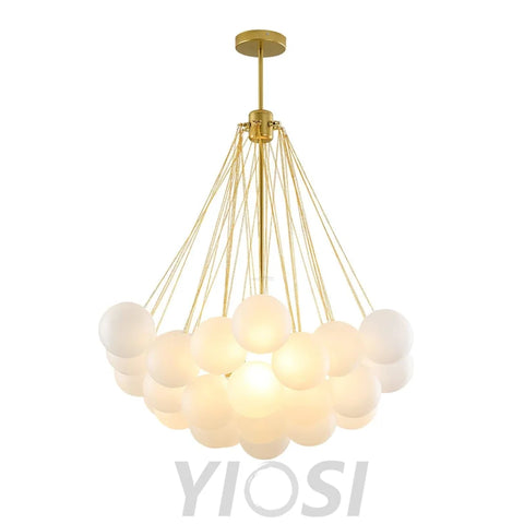 Glass Bubble Chandelier - Bend, chandeliers-1-Yiosilamp
