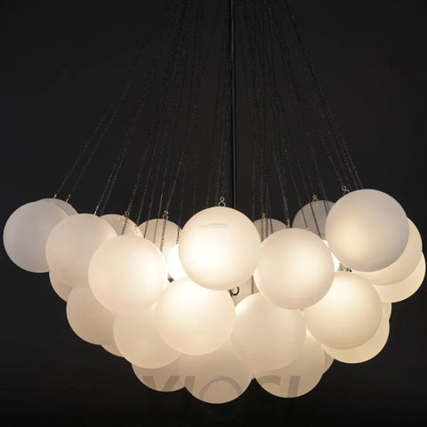 Glass Bubble Chandelier - Bend, chandeliers-1-Yiosilamp