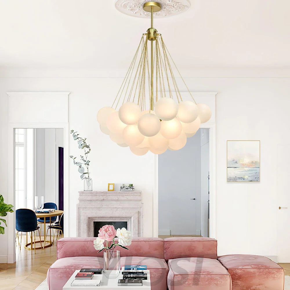 Glass Bubble Chandelier - Bend, chandeliers-1-Yiosilamp
