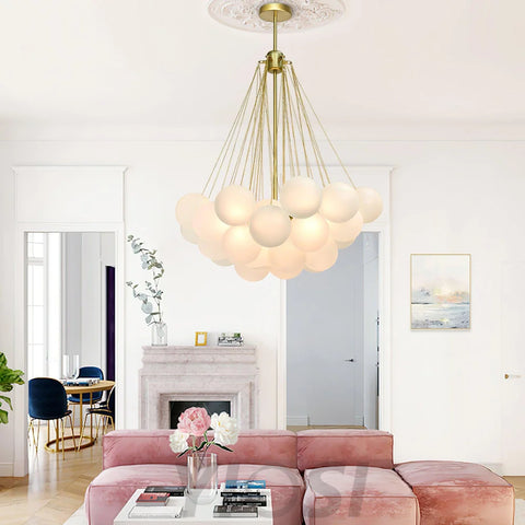 Glass Bubble Chandelier - Bend, chandeliers-1-Yiosilamp
