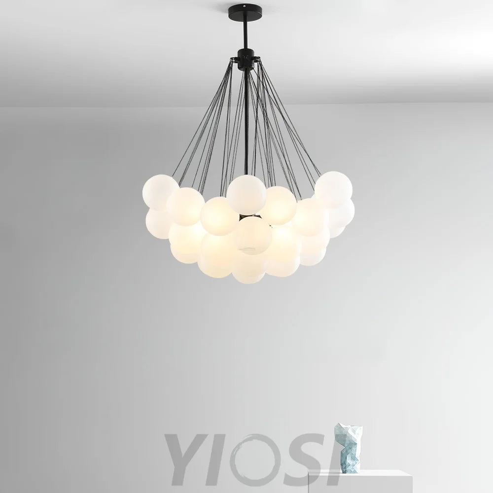 Glass Bubble Chandelier - Bend, chandeliers-1-Yiosilamp
