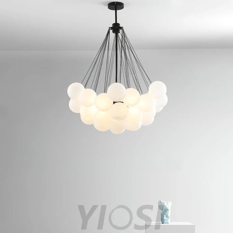 Glass Bubble Chandelier - Bend, chandeliers-1-Yiosilamp