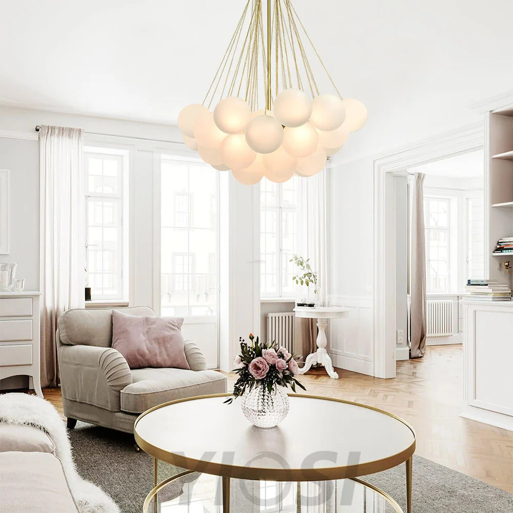 Glass Bubble Chandelier - Bend, chandeliers-1-Yiosilamp
