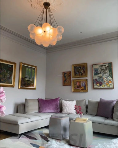 Glass Bubble Chandelier - Bend, chandeliers-1-Yiosilamp