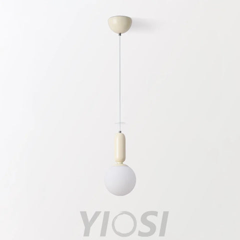 Glass Globe Ball Pendant Earring - Earring-1-Yiosilamp